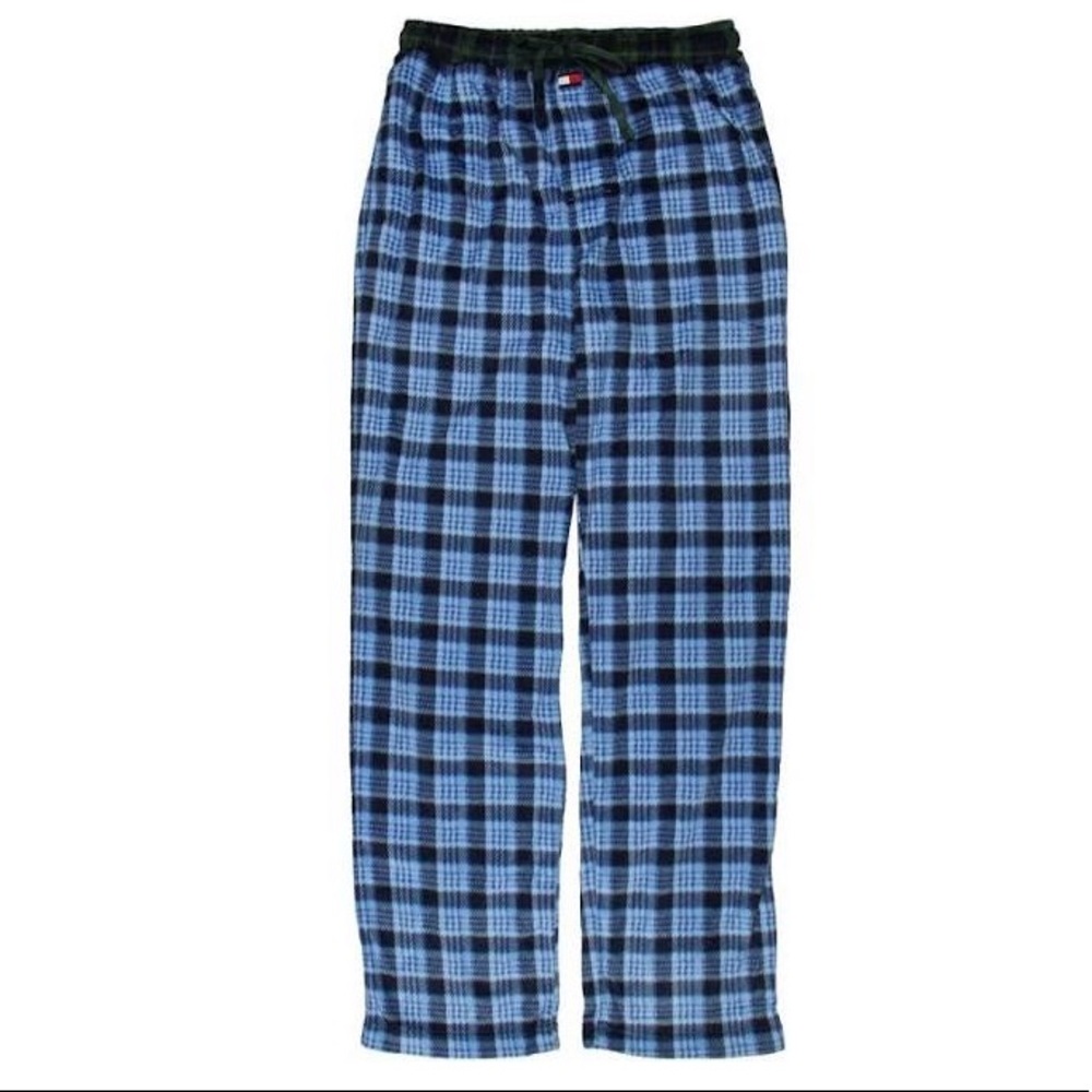 Tommy Hilfiger Mens Fleece Plaid Lounge